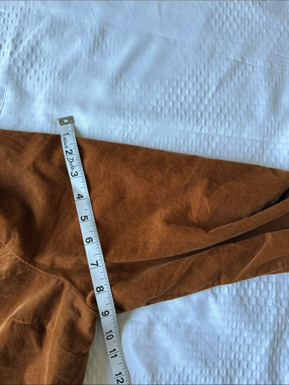 Madewell  Embroidered Eyelet Corduroy Tie-Sleeve Top. 100 % cotton!!✨